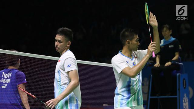 Langkah Fajar/Rian Terhenti di Perempat Final Indonesia Open 2019
