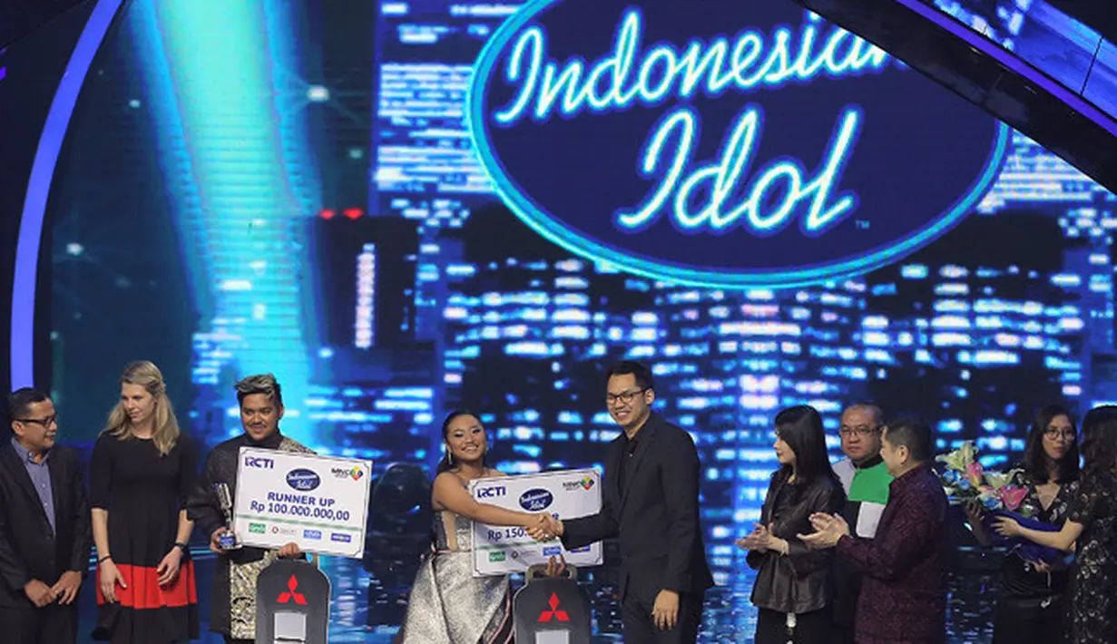 Finalis asal Medan ini berhasil merebut hati juri dan penonton   lewat lagu yang berjudul Stand Up for Love dari Destiny's Child.  (Deki Prayoga/Bintang.com)