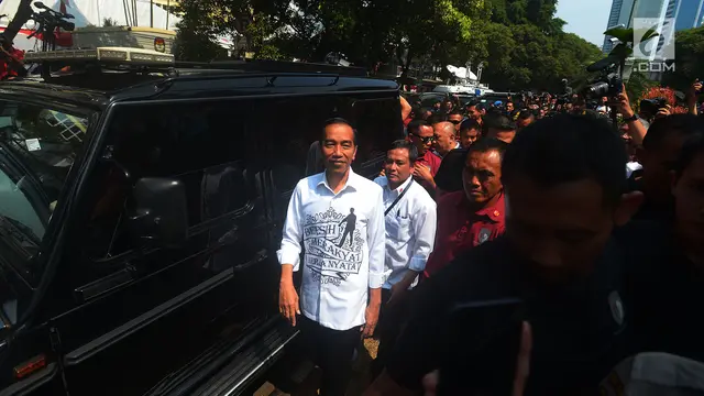 Jokowi-Ma'ruf Amin Daftar Capres-Cawapres ke KPU