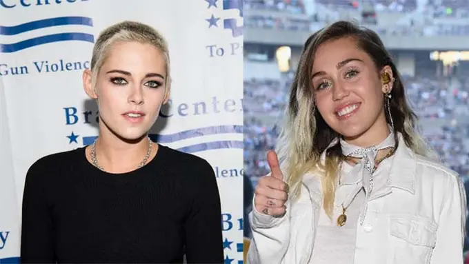 [Bintang] Miley Cyrus - Kristen Stewart