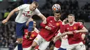 Bintang asal Portugal itu membuat total 2 tembakan, 37 sentuhan, 82% umpan sukses, 2 umpan kunci, 1 dribel sukses, dan menang 2 duel udara. (AP/Frank Augstein)