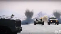 Diambil dari video pembuatan Fast and Furious 8 atau The Fate of the Furious. (Universal)