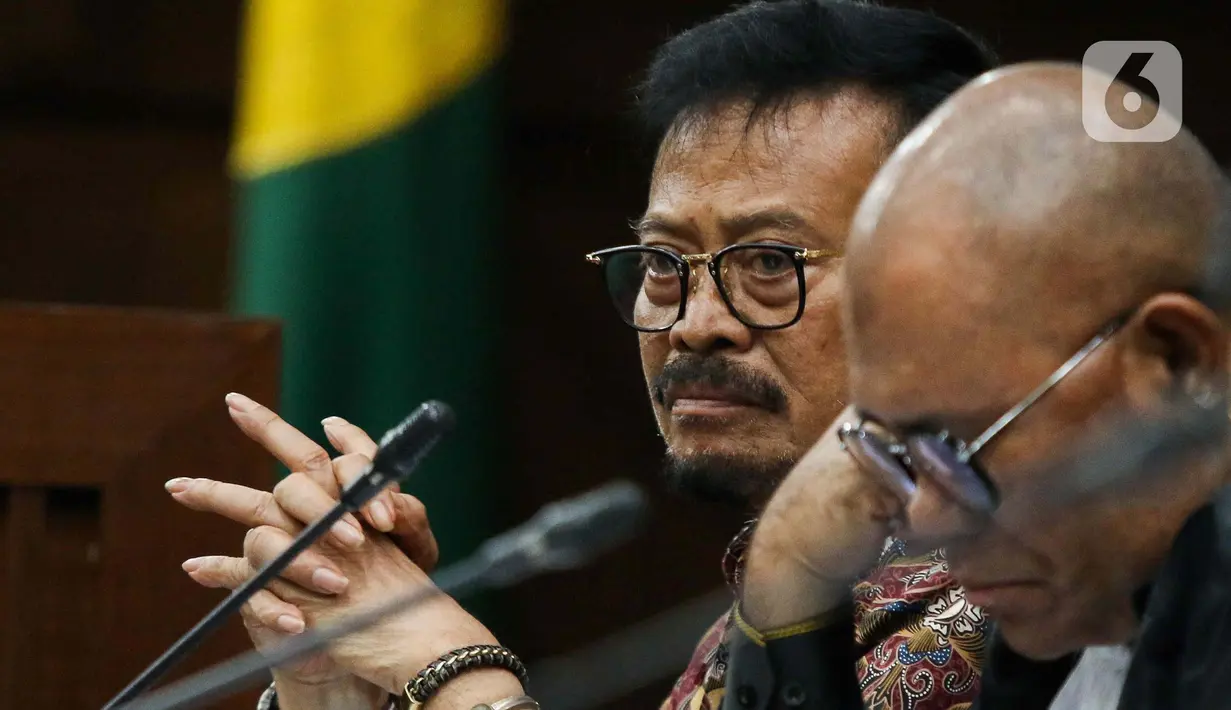 Diantaranya adalah Direktur Jenderal (Dirjen) Prasarana dan Sarana Pertanian (PSP) Kementerian Pertanian (Kementan) Ali Jamil Harahap dan Kepala Bagian (Kabag) Umum Dirjen Perkebunan Kementan Sukim Supandi. (Liputan6.com/Herman Zakharia)