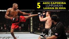 Video lima aksi petarung MMA gunakan bela diri capoeira yang melumpuhkan lawan.