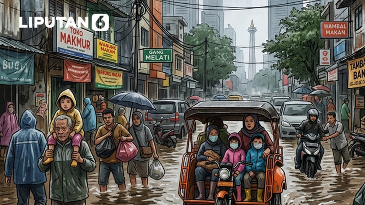 Infografis Banjir Rob Hantui Warga Pesisir Jakarta