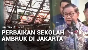 Perbaikan Sekolah Ambruk di Jakarta