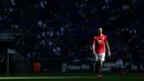 Zlatan Ibrahimovic menjadi kunci kemenangan Manchester United saat melawan Leicester City pada Community Shield di Stadion Wembley, London,Minggu,(7/8/2016). (AP Photo/Tim Ireland)