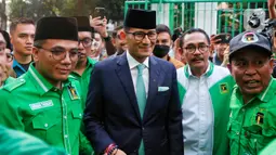 Sandiaga Uno resmi menjadi kader Partai Persatuan Pembangunan (PPP). (Liputan6.com/Angga Yuniar)