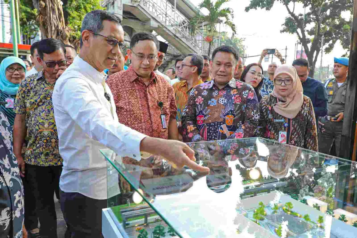 Penjabat (Pj) Gubernur DKI Jakarta Heru Budi Hartono bicara soal revitalisasi Pasar Pramuka.