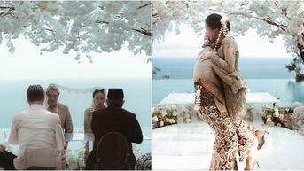 7 Momen Pernikahan Estelle Linden di Bali, Romantis dengan Pemandangan Laut