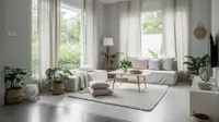 Rumah Kecil Gaya Skandinavia Tanpa Sekat (Sumber: gemini.com)