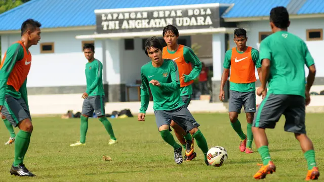 Intip, Latihan Akhir Garuda Muda Jelang Kualifikasi Grup H Piala Asia 2016