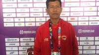 Pelatih catur tim Indonesia di Asian Para Games 2018, Sri Martono. (Bola.com/Benediktus Gerendo Pradigdo)