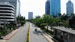Pemerintah juga menetapkan hari ini sebagai hari libur nasional, Jakarta, Rabu (9/7/14). (Liputan6.com/Faizal Fanani)