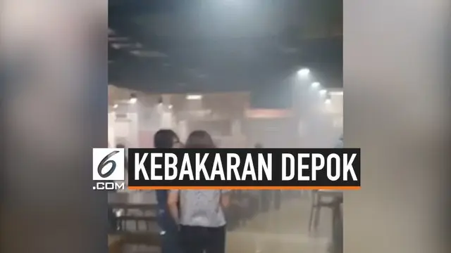 VIDEO: Kebakaran ITC Depok, Hanya 1 Kios di Area Makan