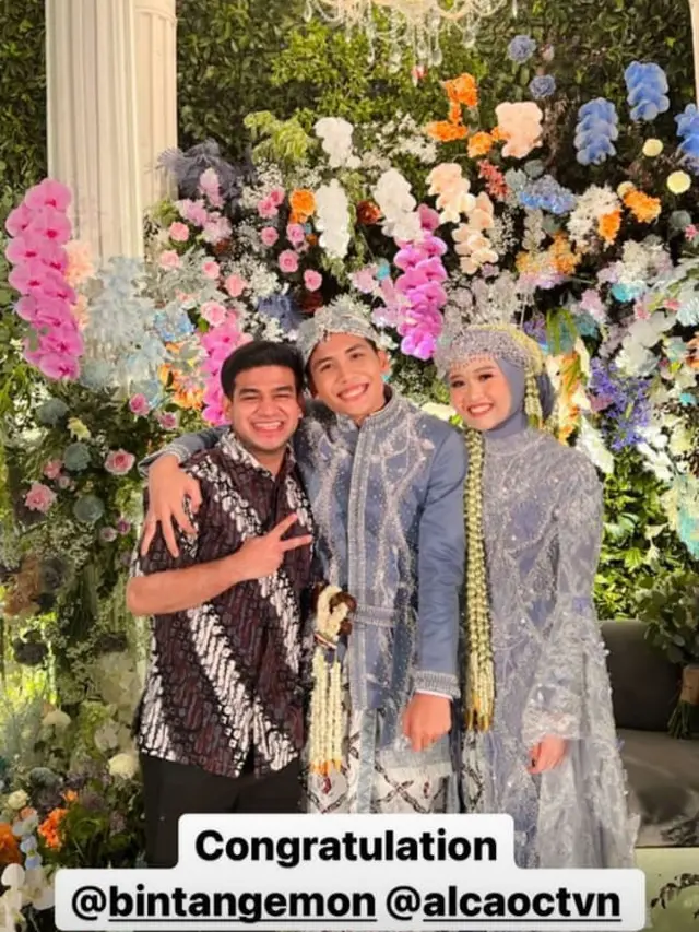 6 Potret Seleb di Pernikahan Bintang Emon, Kehadiran Arafah Rianti Curi Perhatian