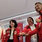 Pakar komunikasi dan pegiat media sosial Ade Armando resmi bergabung sebagai kader baru Partai Solidaritas Indonesia (PSI). (Liputan6.com/ Winda Nelfira)