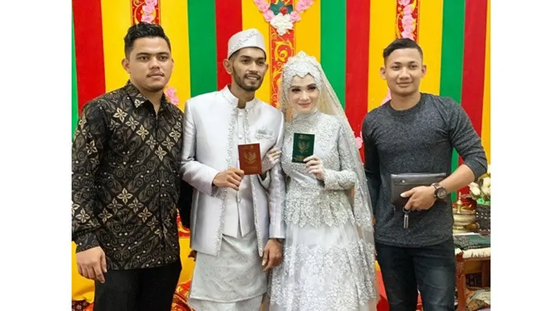 Nikah Saat Wabah Corona Covid-19, Ini 6 Momen Martunis Ronaldo Sunting Sri Wahyuni