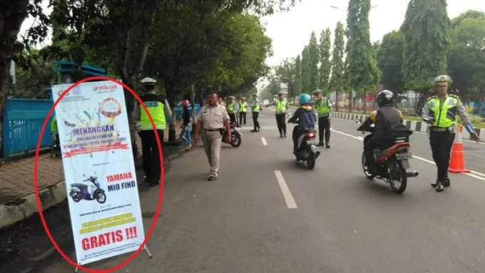 Unik, Polres Jember Gelar Razia Berhadiah Motor! 