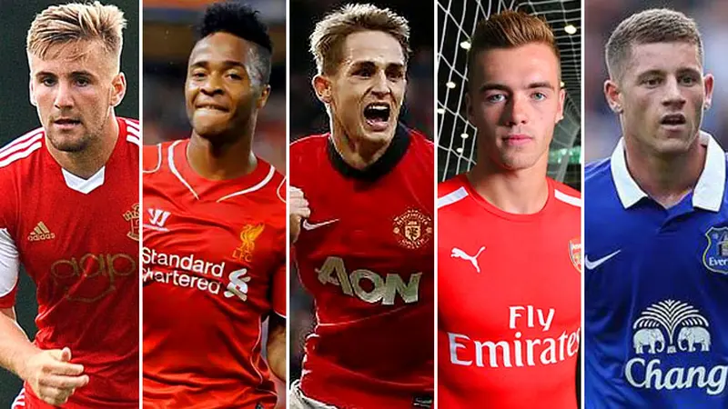 Luke Shaw, Raheem Sterling, Adnan Januzaj, Calum Chambers dan Ross Barkley