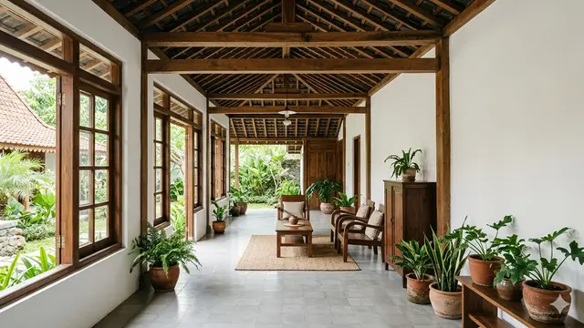 Desain Rumah Tempo Dulu yang Tetap Minimalis. Gemini