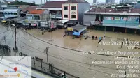 Banjir Besar Lumpuhkan Bekasi, Akses Jalan dan Stasiun Terputus