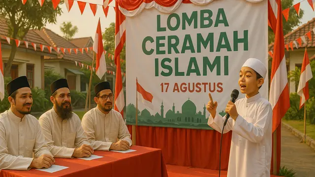 Rekomendasi Lomba Islami 17 Agustus/Ilustrasi gambar oleh AI