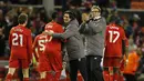  Liverpool lolos ke babak 16 besar setelah menyingkirkan  FC Augsburg dengan agregat gol 1-0. (Reuters / Andrew Yates)