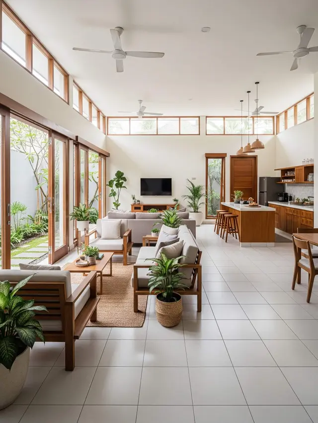 Desain Rumah Sederhana yang Mudah Dipel dan Tidak Cepat Kotor