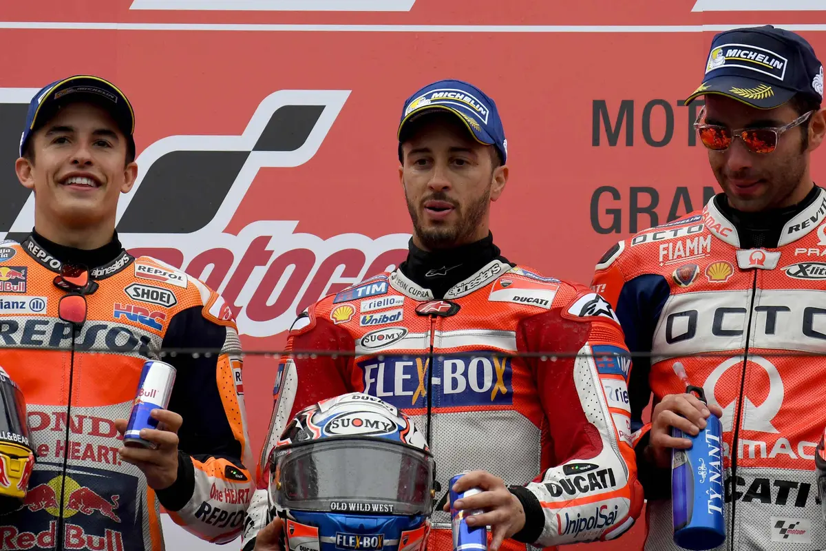Andrea Dovizioso, Marc Marquez
