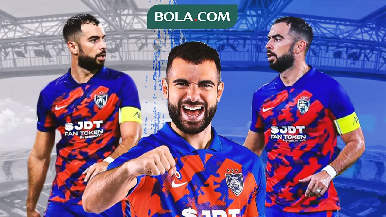 Ilustrasi - Jordi Amat di Johor Darul Ta'zim