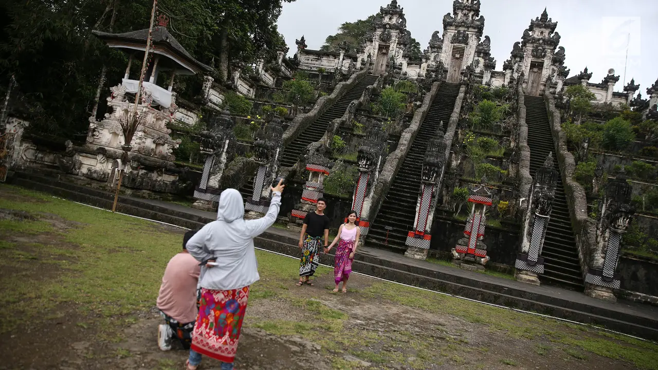 Dampak Gunung Agung, Pura Lempuyang Sepi Pengunjung