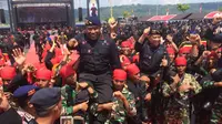 Kapolri Jenderal Tito Karnavian memimpin upacara HUT Brimob di Ambon