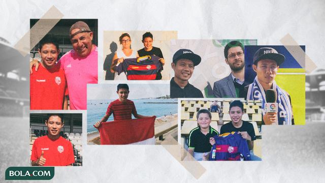 Kolase - Evan Dimas saat masih di Spanyol