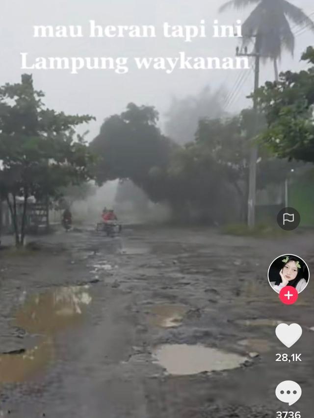 Buntut Viralnya Tiktoker Awbimax Reborn alias Bima Yudho Saputro Kritik Lampung, Ramai Warganet Unggah Video Jalanan Rusak