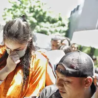 Jennifer Dunn Sambangi Kejari Jakarta Selatan (Adrian Putra/bintang.com)