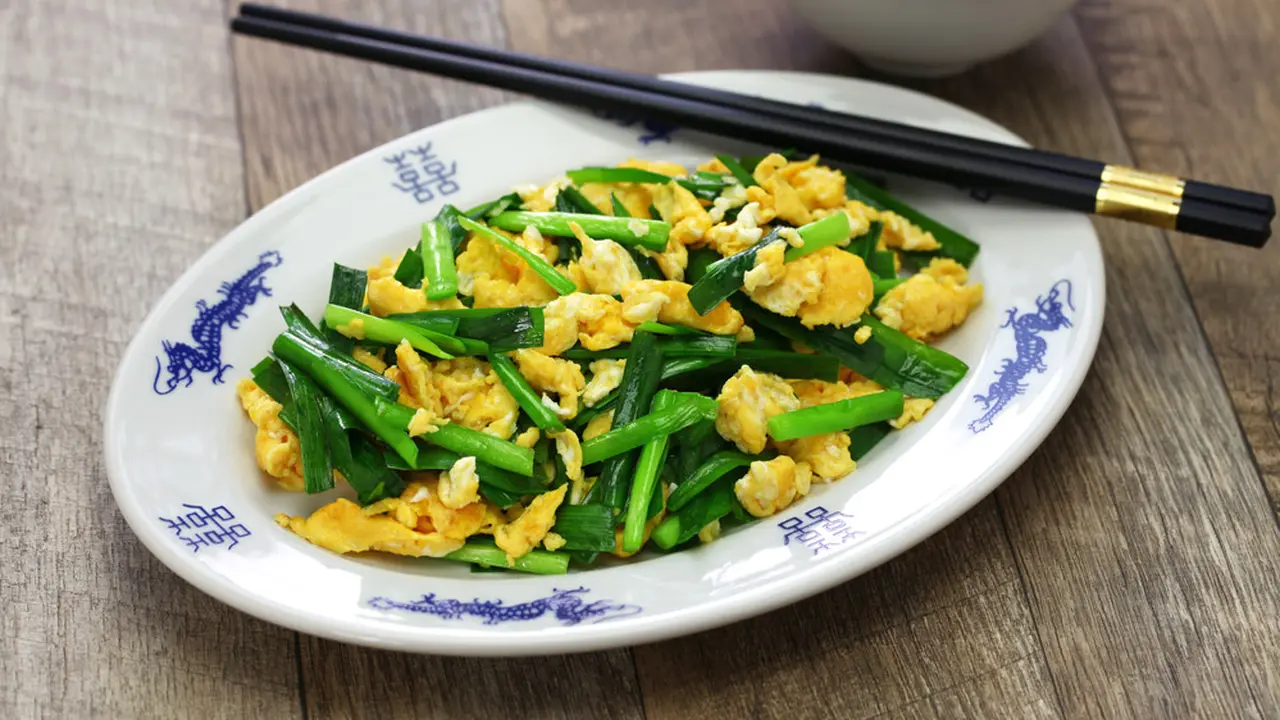 tumis telur daun bawang