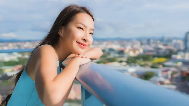 Ilustrasi berpikir secara positif