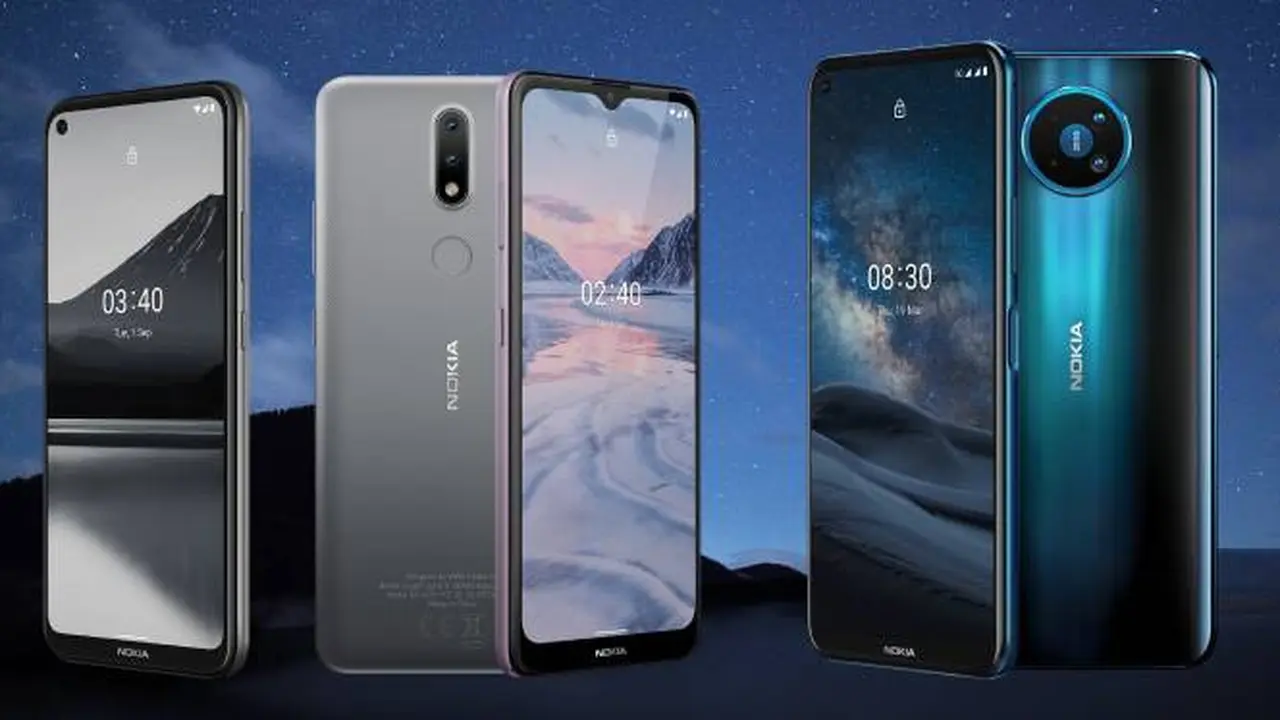 Nokia 2.4 dan Nokia 3.4. Dok: gsmarena.com