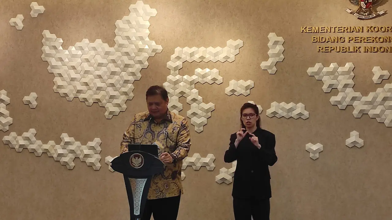 Menteri Koordinator Bidang Perekonomian Airlangga Hartarto