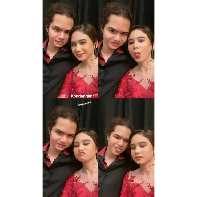 6 Potret Kebersamaan Tissa Biani dan Dul Jaelani saat Kondangan