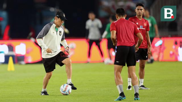 Latihan Resmi Timnas Indonesia Jelang Laga FIFA Matchday Melawan TimnasArgentina