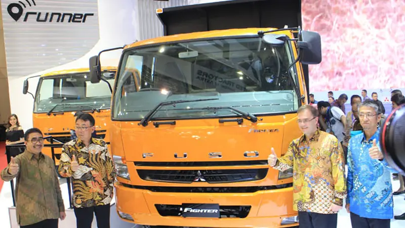 Mitsubishi Fuso Perkenalkan Truk Fighter dan Fitur Runner Telematic di GIICOMVEC 2018