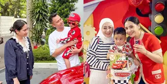 Nagita Slavina dan Raffi Ahmad merayakan ulang tahun putra keduanya, Rayyanza Ahmad Malik. Ulang tahun yang ketiga ini dirayakan dengan tema Lightning McQueen dari film animasi Cars [@raffinagita1717]