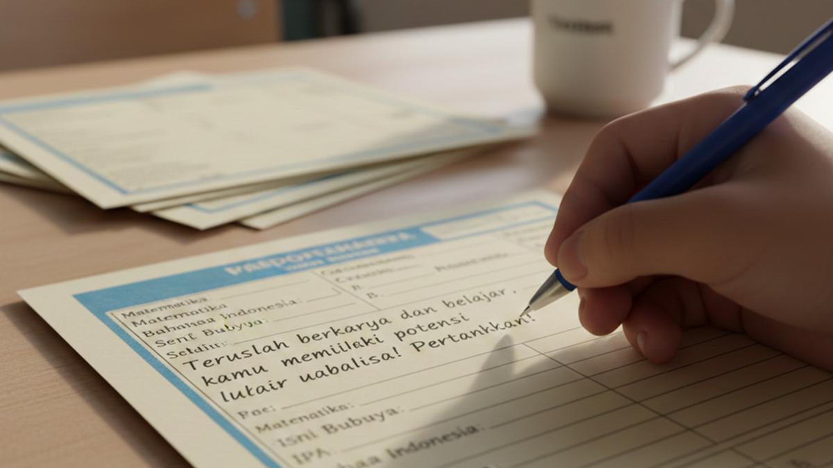 120 Contoh Catatan Wali Kelas untuk Kenaikan Kelas 1 SD, Bentuk Apresiasi dan Motivasi