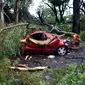 Badai merenggut nyawa 14 orang di Argentina. (AFP)