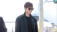 Lee Min Ho untuk sementara meninggalkan negaranya ke sebuah wilayah di Eropa untuk syuting sebuah produk [foto: Korea Star Daily]