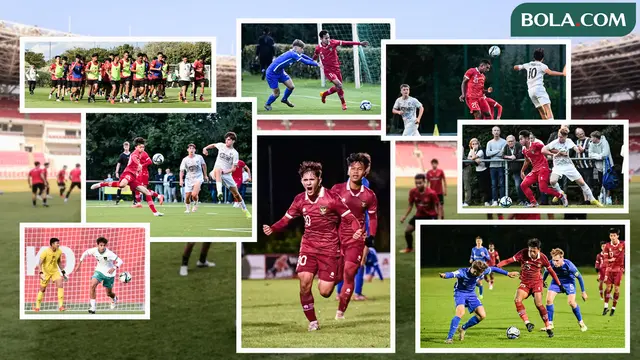 Kolase - Uji Coba Timnas Indonesia U-17 selama TC di Jerman