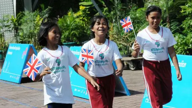Olimpiade mini anak SD di Kedutaan Besar Inggris