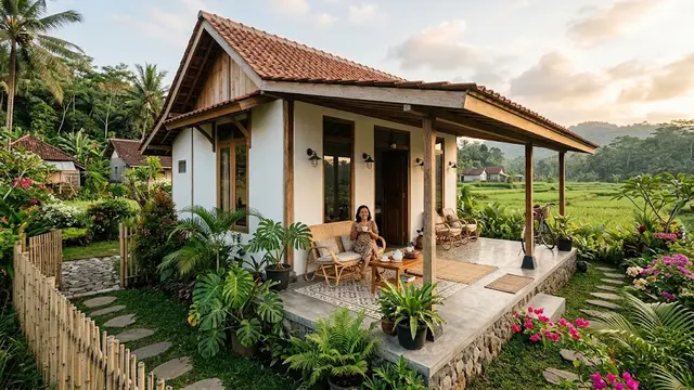 9 Inspirasi Rumah Kampung Sederhana dengan Tampilan Kekinian, Hunian Lebih Modern